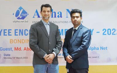 With Founder of Alpha Net